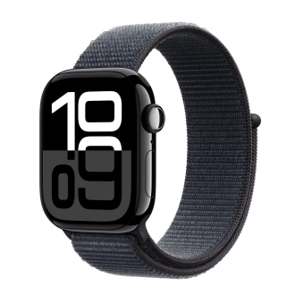 Apple Watch S10 GPS 42mm Jet Black Alu Case with Ink Sport Loop (DEMO)