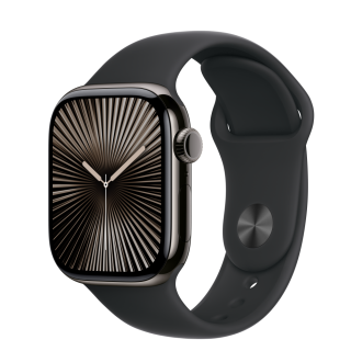 Apple Watch S10 Cellular 42mm Slate Titanium Case with Slate Milanese Loop (Demo)