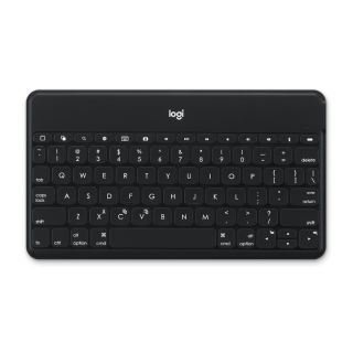 Logitech Keys-to-go Ultra-light, Ultra-Portable Bluetooth Keyboard for iPhone, iPad, Apple TV and Mac - Black - UK