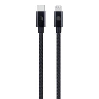 Dviced Cable USB-C to Lightning Nylon Textile 0,25m - Black