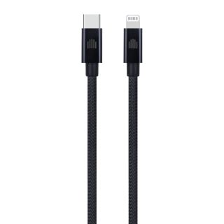Dviced Cable USB-C to Lightning Nylon Textile 1,25m - Black