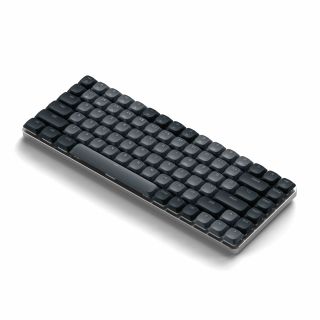 Satechi SM1 Slim Mechanical Backlit Bluetooth Keyboard (Windows Keycaps - Windows, Left Alt, Right Alt 2.4GHz USB Receiver) - Black
