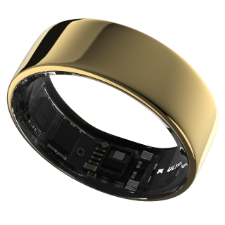 Ultrahuman Ring Air - Smart Ring, Charger, USB Cable / Size-12- Air_Gold