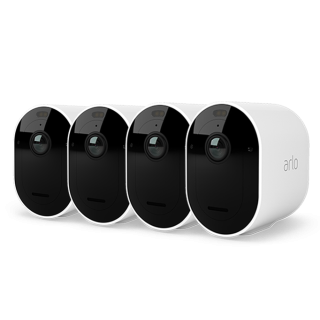 Arlo Pro 5 Outdoor Security Camera - 4 Camera Kit - (Base station not included) - White