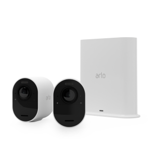 Arlo Ultra 2 Outdoor Security Camera 2 Camera Kit - (Base station included) - White