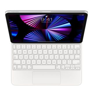 Apple Magic Keyboard for iPad Air (4/5th/M2) and iPad Pro 11 (3/4th gen) - German - White