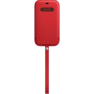 Apple iPhone 12 Pro Max Leather Sleeve with MagSafe - (PRODUCT)RED