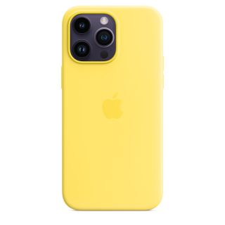 Apple iPhone 14 Pro Max Silicone Case with MagSafe - Canary Yellow (SEASONAL 2023 Spring)