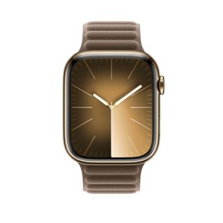 Apple Watch 45mm Band: Taupe Magnetic Link - S/M