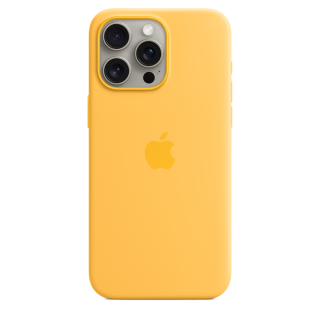 Apple iPhone 15 Pro Max Silicone Case with MagSafe - Sunshine