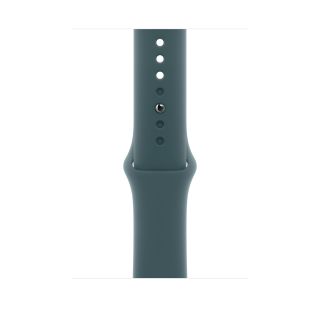 Apple Watch 46mm Sport Band:  Lake Green Sport Band - S/M (Seasonal)