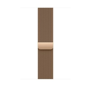 Apple Watch 46mm Milanese Loop:  Gold Milanese Loop - M/L