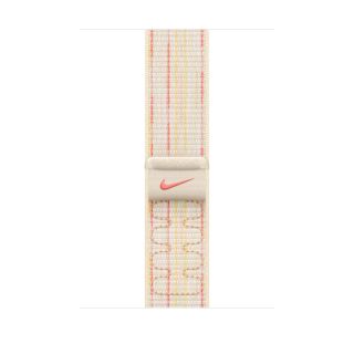 Apple Watch 46mm Nike Sport Loop: Starlight/Pink Nike Sport Loop