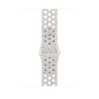 Apple Watch 46mm Nike Sport Band:  Pure Platinum Nike Sport Band - S/M