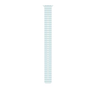 Apple Watch 49mm Band: Ice Blue Ocean Band Extension - Black Titanium Finish