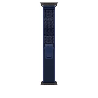 Apple Watch 49mm Loop:  Blue Trail Loop - S/M - Black Titanium Finish